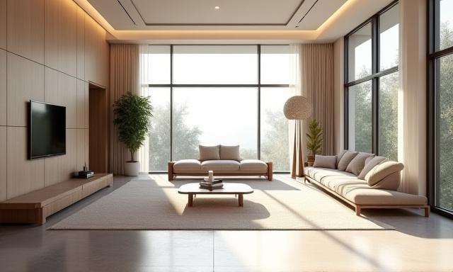 Recorrido de realidad virtual por un diseño arquitectónico moderno